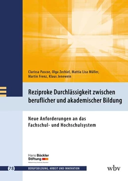 Abbildung von Pascoe / Zechiel | Reziproke Durchlässigkeit zwischen beruflicher und akademischer Bildung | 1. Auflage | 2023 | beck-shop.de