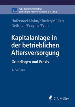 Abbildung von Haferstock / John | Kapitalanlage in der betrieblichen Altersversorgung | 4. Auflage | 2022 | beck-shop.de