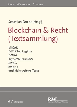 Abbildung von Omlor | Blockchain & Recht (Textsammlung) | 1. Auflage | 2023 | beck-shop.de