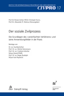 Abbildung von Eichel / Hurni | Der soziale Zivilprozess | 1. Auflage | 2023 | beck-shop.de