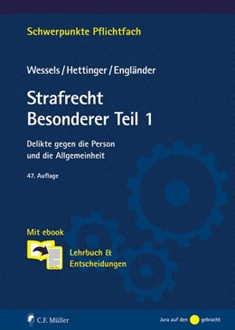 Abbildung von Hettinger / Engländer | Strafrecht Besonderer Teil / 1 | 47. Auflage | 2023 | beck-shop.de