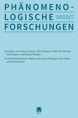 Abbildung von Römer / Breyer | Phänomenologische Forschungen 2023-1 | 1. Auflage | 2023 | beck-shop.de