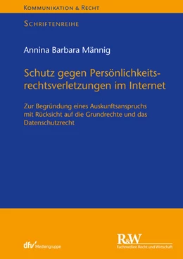Abbildung von Männig | Schutz gegen Persönlichkeitsrechtsverletzungen im Internet | 1. Auflage | 2023 | beck-shop.de
