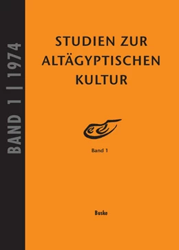 Abbildung von Altenmüller / Wildung | Studien zur Altägyptischen Kultur Band 1 | 1. Auflage | 2021 | beck-shop.de