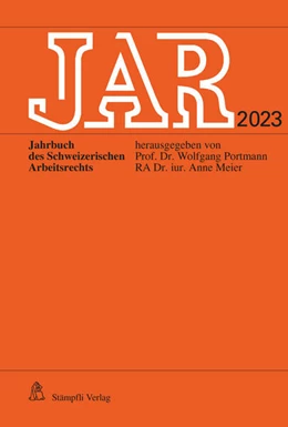 Abbildung von Portmann / Meier | JAR 2023 | 1. Auflage | 2023 | beck-shop.de