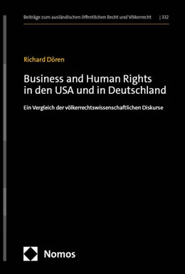 Abbildung von Dören | Business and Human Rights in den USA und in Deutschland | 1. Auflage | 2024 | beck-shop.de