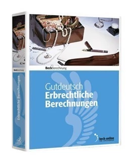 Abbildung von Gutdeutsch | Erbrechtliche Berechnungen: WinErb • Edition 2024 | | 2024 | beck-shop.de