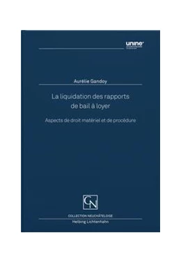 Abbildung von Gandoy | La liquidation des rapports de bail à loyer | 1. Auflage | 2024 | beck-shop.de