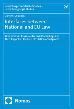 Abbildung von Chiapponi | Interfaces between National and EU Law | 1. Auflage | 2024 | 26 | beck-shop.de