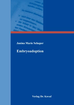 Abbildung von Schaper | Embryoadoption | 1. Auflage | 2024 | 75 | beck-shop.de