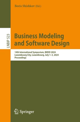Abbildung von Shishkov | Business Modeling and Software Design | 1. Auflage | 2024 | 523 | beck-shop.de