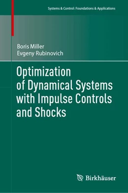 Abbildung von Miller / Rubinovich | Optimization of Dynamical Systems with Impulse Controls and Shocks | 1. Auflage | 2024 | beck-shop.de