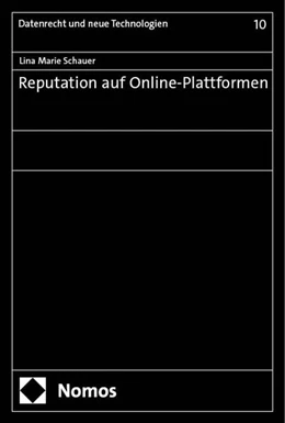 Abbildung von Schauer | Reputation auf Online-Plattformen | 1. Auflage | 2024 | 10 | beck-shop.de