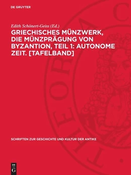 Abbildung von Schönert-Geiss | Griechisches Münzwerk, Die Münzprägung von Byzantion, Teil 1: Autonome Zeit. [Tafelband] | 1. Auflage | 1970 | beck-shop.de