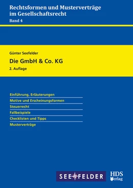 Abbildung von Seefelder | Die GmbH & Co. KG | 2. Auflage | 2024 | 4 | beck-shop.de