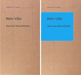 Abbildung von Blümelhuber | Mehr Villa! | 1. Auflage | 2024 | 3 | beck-shop.de