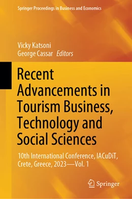 Abbildung von Katsoni / Cassar | Recent Advancements in Tourism Business, Technology and Social Sciences | 1. Auflage | 2024 | beck-shop.de