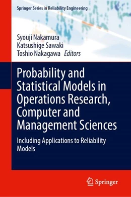 Abbildung von Nakamura / Sawaki | Probability and Statistical Models in Operations Research, Computer and Management Sciences | 1. Auflage | 2024 | beck-shop.de
