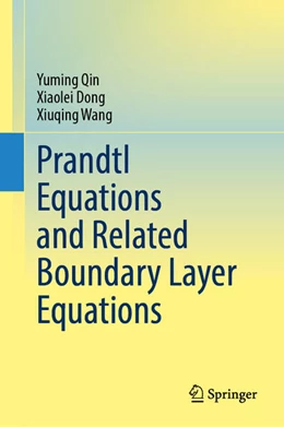 Abbildung von Qin / Dong | Prandtl Equations and Related Boundary Layer Equations | 1. Auflage | 2024 | beck-shop.de