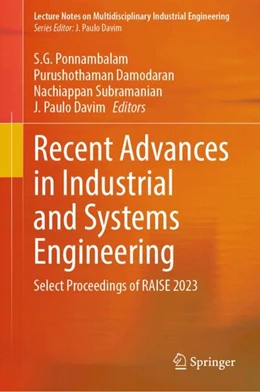 Abbildung von Ponnambalam / Damodaran | Recent Advances in Industrial and Systems Engineering | 1. Auflage | 2024 | beck-shop.de