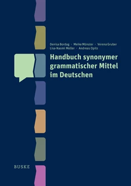 Abbildung von Bordag / Münster | Handbuch synonymer grammatischer Mittel im Deutschen | 1. Auflage | 2024 | beck-shop.de