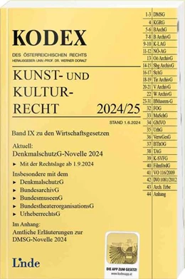 Abbildung von Ciresa / Doralt | KODEX Kunst- und Kulturrecht 2024/25 | 1. Auflage | 2024 | beck-shop.de