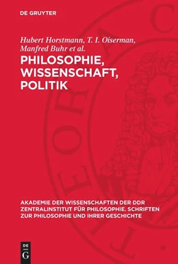 Abbildung von Philosophie, Wissenschaft, Politik | 1. Auflage | 1982 | beck-shop.de