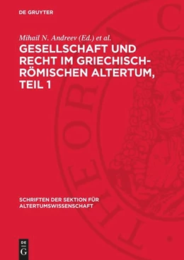 Abbildung von Andreev / Warka¿¿o | Gesellschaft und Recht im Griechisch-Römischen Altertum, Teil 1 | 1. Auflage | 1968 | beck-shop.de