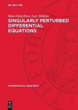 Abbildung von Goering / Felgenhauer | Singularly Perturbed Differential Equations | 1. Auflage | 1983 | beck-shop.de