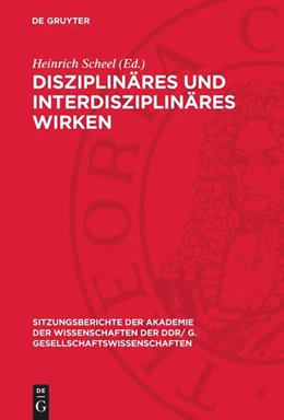 Abbildung von Scheel | Disziplinäres und interdisziplinäres Wirken | 1. Auflage | 1975 | beck-shop.de