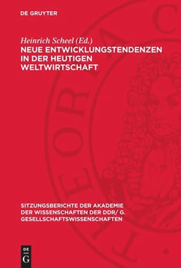 Abbildung von Scheel | Neue Entwicklungstendenzen in der heutigen Weltwirtschaft | 1. Auflage | 1976 | beck-shop.de