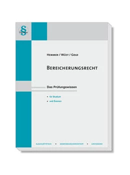 Abbildung von Hemmer / Wüst | Bereicherungsrecht | 18. Auflage | 2024 | beck-shop.de