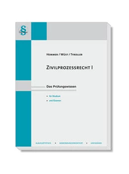 Abbildung von Hemmer / Wüst | Zivilprozessrecht I | 15. Auflage | 2024 | beck-shop.de