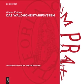 Abbildung von Kräuter | Das Waldhöhentarifsystem | 1. Auflage | 1958 | 29 | beck-shop.de