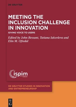 Abbildung von Iakovleva / Oftedal | Meeting the Inclusion Challenge in Innovation | 1. Auflage | 2024 | 8 | beck-shop.de