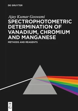 Abbildung von Goswami | Spectrophotometric Determination of Vanadium, Chromium and Manganese | 1. Auflage | 2024 | beck-shop.de