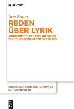 Abbildung von Braun | Reden über Lyrik | 1. Auflage | 2024 | 233 | beck-shop.de