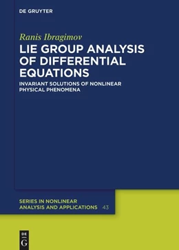 Abbildung von Ibragimov | Lie Group Analysis of Differential Equations | 1. Auflage | 2024 | 43 | beck-shop.de
