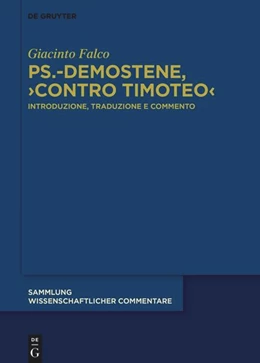 Abbildung von Falco | Ps.-Demostene, ›Contro Timoteo‹ | 1. Auflage | 2024 | beck-shop.de