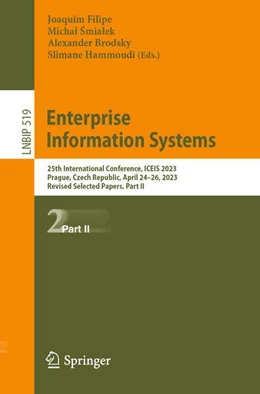 Abbildung von Filipe / Smialek | Enterprise Information Systems | 1. Auflage | 2024 | 519 | beck-shop.de