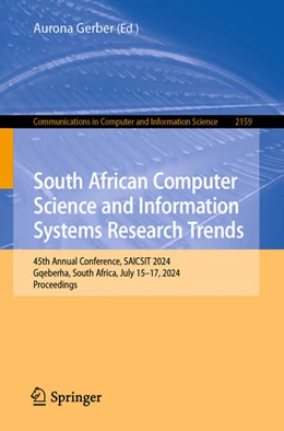 Abbildung von Gerber | South African Computer Science and Information Systems Research Trends | 1. Auflage | 2024 | 2159 | beck-shop.de