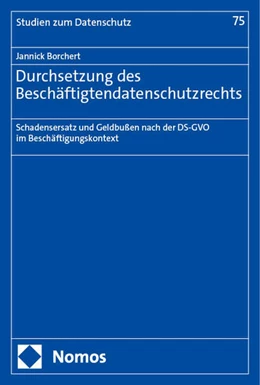 Abbildung von Borchert | Durchsetzung des Beschäftigtendatenschutzrechts | 1. Auflage | 2024 | 75 | beck-shop.de