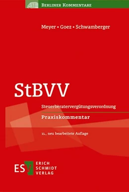 Abbildung von Goez / Schwamberger | StBVV | 11. Auflage | 2023 | beck-shop.de