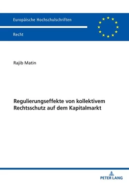 Abbildung von Matin | Regulierungseffekte von kollektivem Rechtsschutz auf dem Kapitalmarkt | 1. Auflage | 2024 | beck-shop.de