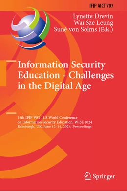 Abbildung von Drevin / Leung | Information Security Education - Challenges in the Digital Age | 1. Auflage | 2024 | beck-shop.de