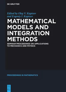 Abbildung von Kaptsov | Mathematical Models and Integration Methods | 1. Auflage | 2024 | beck-shop.de