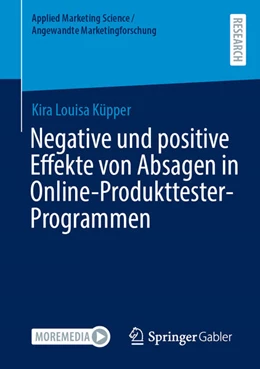 Abbildung von Küpper | Negative und positive Effekte von Absagen in Online-Produkttester-Programmen | 1. Auflage | 2024 | beck-shop.de