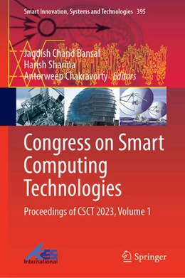 Abbildung von Bansal / Sharma | Congress on Smart Computing Technologies | 1. Auflage | 2024 | 395 | beck-shop.de