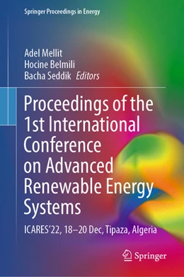 Abbildung von Mellit / Belmili | Proceedings of the 1st International Conference on Advanced Renewable Energy Systems | 1. Auflage | 2024 | beck-shop.de