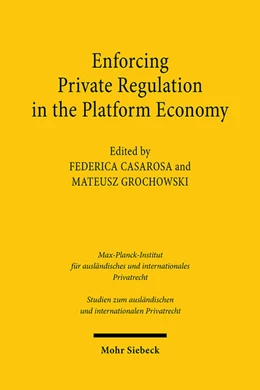 Abbildung von Casarosa / Grochowski | Enforcing Private Regulation in the Platform Economy | 1. Auflage | 2024 | beck-shop.de